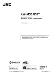 JVC KW-M565DBT Manual De Instrucciones