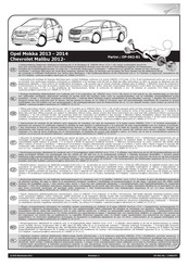 ECS Electronics OP-062-B1 Instrucciones De Montaje