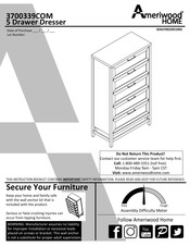 Ameriwood HOME 3700339COM Instrucciones De Montaje