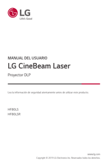 LG CineBeam Laser HF80LS Manual Del Usuario