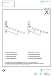 Pressalit Care R1119 Instrucciones De Montaje