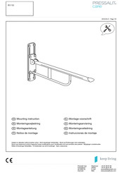 Pressalit R1110 Manual De Instrucciones