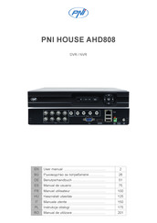 PNI HOUSE AHD808 Manual De Usuario