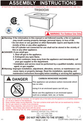 Courtyard Creations TRS60GW Instrucciones De Montaje