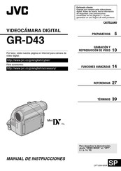 JVC GR-D43 Manual De Instrucciones