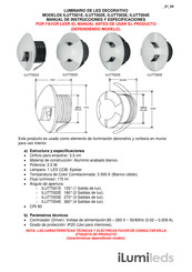 Ilumileds ILUTT001E Manual De Instrucciones