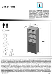 Forte CNF2R711R Instrucciones De Montaje