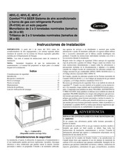 Carrier 48VL-F Instrucciones De Instalación