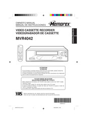 memorex MVR4042 Manual De Instrucciones