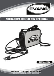 Evans SD250A220V Manual De Propietario