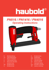 haubold PN816 Manual De Instrucciones