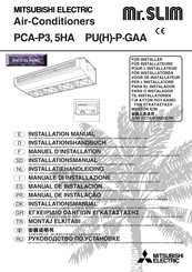 Mitsubishi Electric Mr.SLIM PCA-P5HA Manual De Instalación