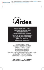ARDES AR4C03 Folleto De Instrucciones