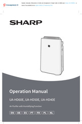 Sharp UA-HD50E Manual Del Operador