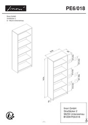 Finori PE6/018 Instrucciones De Montaje