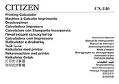 Citizen CX-146 Manual De Instrucciones