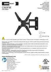 Omnimount CI60FM Guia Del Usuario