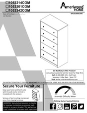 Ameriwood HOME 1053214COM Instrucciones De Montaje