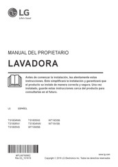 LG TS1805NS Manual Del Propietário