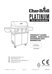 Char-Broil PLATINUM TRU-INFRARED R50CC0817 Instrucciones De Funcionamiento