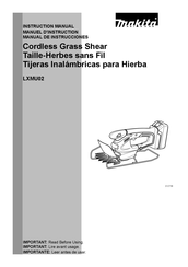 Makita LXMU02 Manual De Instrucciones