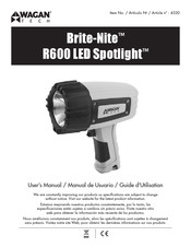 Wagan Tech Brite-Nite R600 Manual De Usuario