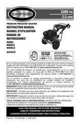 Simpson ALH3225 Manual De Instrucciones