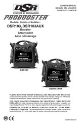 DSR PROBODSTER DSR103 Manual Del Usuario