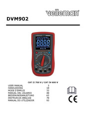Velleman DVM902 Manual Del Usuario