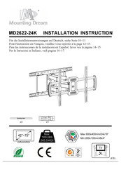 Mounting Dream MD2622-24K Instrucciones De Instalación