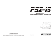 JB Systems PSX-15 Manual De Instrucciones