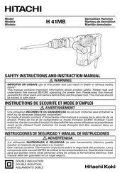 Hitachi Koki 41MB Instrucciones De Montaje