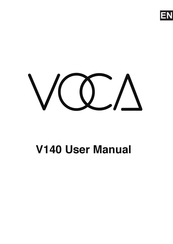 VOCA V140 Manual Del Usuario