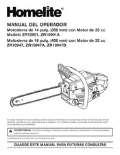 Homelite ZR10947A Manual Del Operador