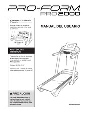 Pro-Form PRO 2000 Manual Del Usuario