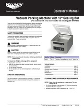 Vollrath VP12 Manual Del Operador