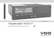 VDO DTCO 4,1 Manual De Instrucciones