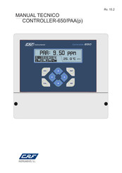 CRF Instruments CONTROLLER-650/PAA Manual Tecnico