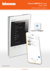 Bticino 344845 Manual De Instalación Y Configuración