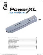 MediaShop Power XL Duo NutriSealer Instrucciones De Uso