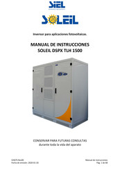 Siel SOLEIL DSPX TLH 1500 Manual De Instrucciones