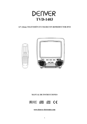 Denver TVD-1403 Manual De Instrucciones