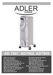 Adler europe AD 7807 Manual De Uso