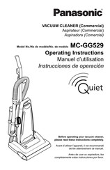 Panasonic QUIET MC-GG529 Instrucciones De Operación