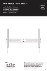 Rapid video mounts RVM-74T175 Manual De Instrucciones