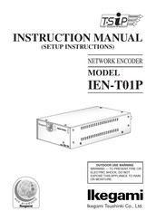 Ikegami IEN-T01P Manual De Instrucciones