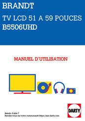 Brandt B5506UHD Manual De Instrucciones