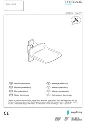 Pressalit R7415 Instrucciones De Montaje