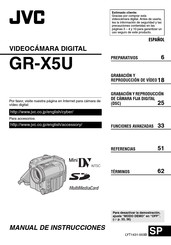 JVC GR-X5U Manual De Instrucciones