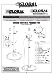 Global 652299 Instrucciones De Ensamblaje